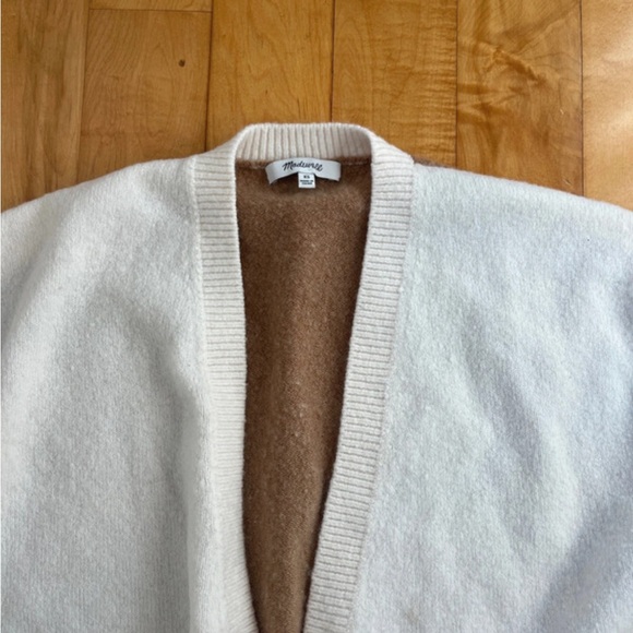 Madewell Colorblock Wool Blend Cardigan Sweater - Picture 2 of 5